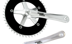 Sturmey Archer FCT24 170mm 44T vändakomplekt, must-hõbe